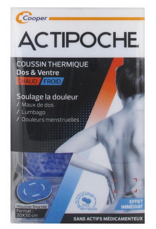 Actipoche Chaud Froid Modèle Dos & Ventre 20x30cm